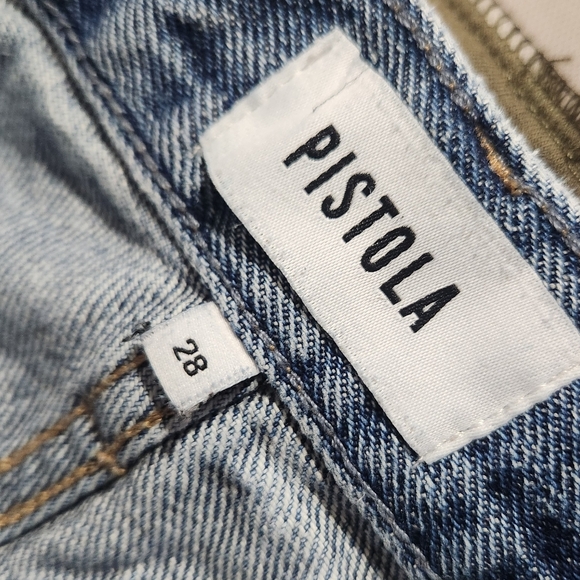 Pistola Womens High Rise Balloon Leg Jeans size 28 Hemp Organic Cotton - Picture 3 of 4